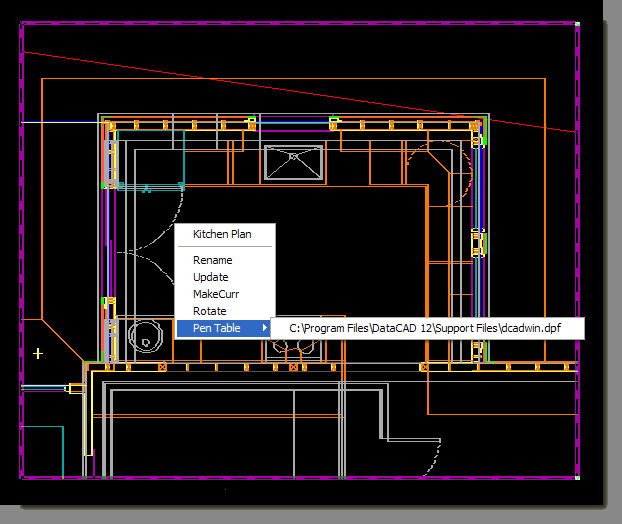 MSP Detail Context Menu